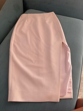 Women's Blush Pink Pencil Skirt by intermix